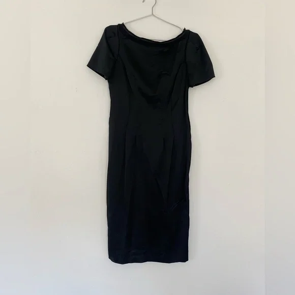 amandla stenberg black dress Organza V-Neck Gown with Ostrich Feathers main image 1